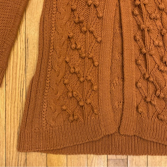 Hooded Knit Neutral Cardigan - Picture 5 of 11